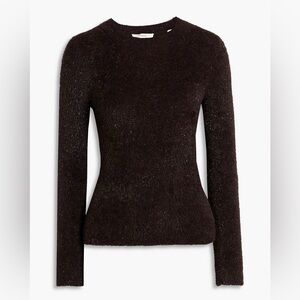 Vince Lurex Eyelash Knit Pullover Sweater Top size XL